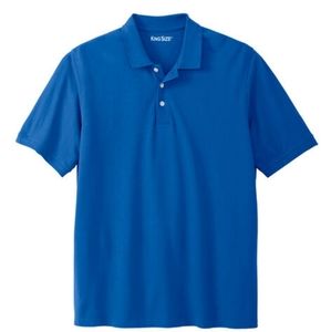 Blue King Size 5x polo Big & Tall